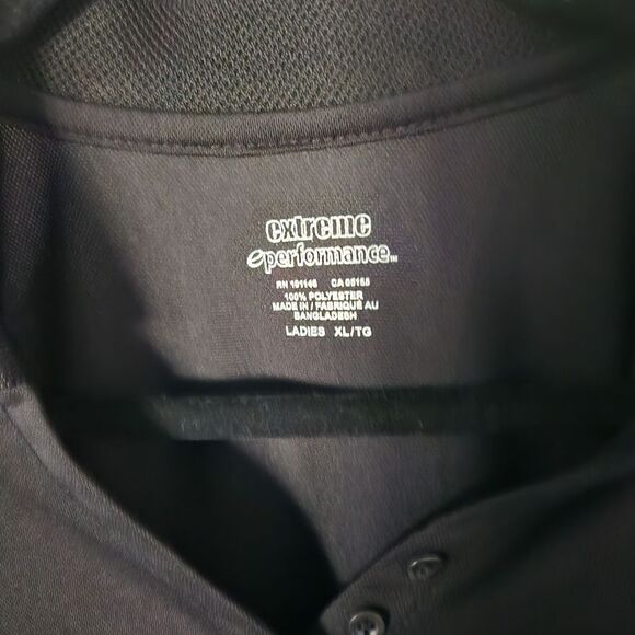 Exteme Performance Ladies Tour de Cure Black,Gray,Eed Polo Shirt Size XL - Picture 4 of 7